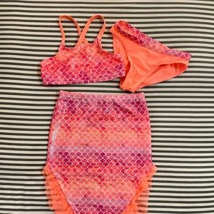 Wonder Nation 7/8 Mermaid Swimsuit